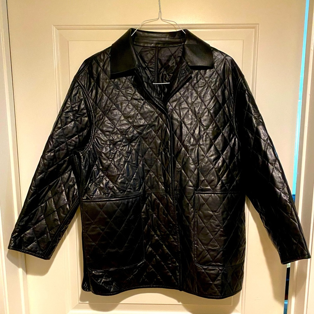 🆕 Anine Bing Quilted Leather Jacket